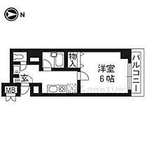 京都府京都市左京区下鴨西半木町（賃貸マンション1K・3階・19.00㎡） その2