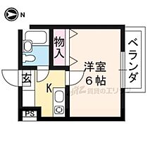 京都府京都市北区紫野下柏野町（賃貸マンション1K・2階・16.54㎡） その2