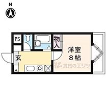 京都府京都市左京区高野西開町（賃貸マンション1K・3階・22.44㎡） その2