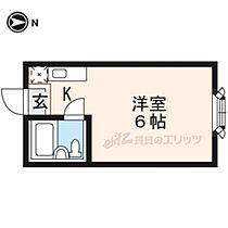 サニーハイツ 202 ｜ 京都府京都市北区大宮東脇台町（賃貸マンション1K・2階・16.00㎡） その1