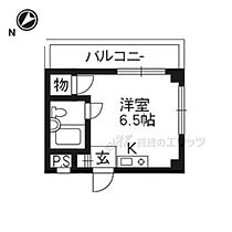 ネオハイム出町 303 ｜ 京都府京都市左京区田中南西浦町（賃貸アパート1R・3階・15.00㎡） その2