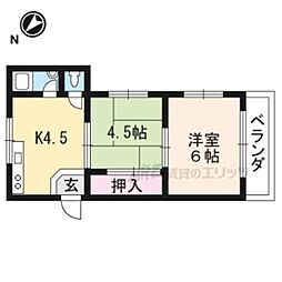 間取図画像 2K
