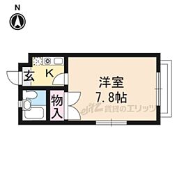 ＴＷＩＮI 2階1Kの間取り