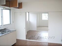 叡山電鉄叡山本線 元田中駅 徒歩11分の賃貸マンション 3階3DKのリビング/ダイニング