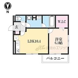 CASASERESA 1LDKの間取図画像