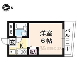 間取図画像 1K