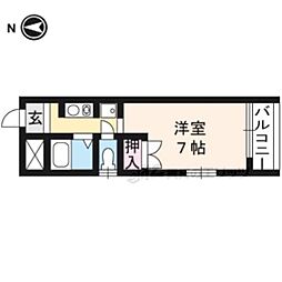 ルミエール泉 1Kの間取図画像