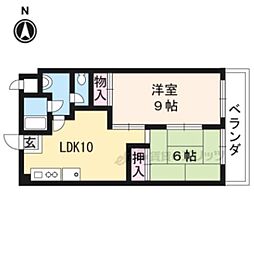 コトールノール 2LDKの間取図画像