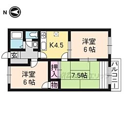 アスティオン 3Kの間取図画像