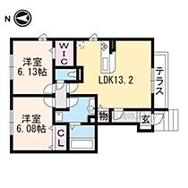 滋賀県大津市本堅田6丁目（賃貸アパート2LDK・1階・60.70㎡） その2