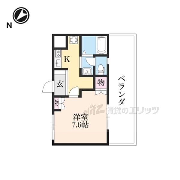 プレザン　ブリース 106｜滋賀県米原市宇賀野(賃貸アパート1K・1階・24.79㎡)の写真 その2