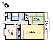 滋賀県守山市吉身5丁目（賃貸マンション2LDK・3階・58.50㎡） その2