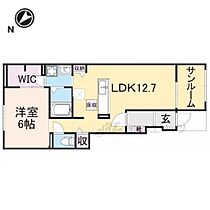 ヴィラ・モンセラート 102 ｜ 滋賀県彦根市中藪町（賃貸アパート1LDK・1階・50.07㎡） その2