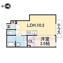 滋賀県彦根市古沢町（賃貸アパート1LDK・1階・33.06㎡） その2