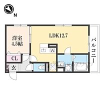 滋賀県守山市二町町（賃貸アパート1LDK・3階・41.86㎡） その2