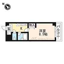 クローバーハイツIII 611 ｜ 滋賀県草津市笠山2丁目（賃貸マンション1K・6階・26.24㎡） その2