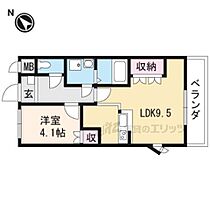 滋賀県東近江市宮荘町（賃貸アパート1LDK・2階・33.00㎡） その2