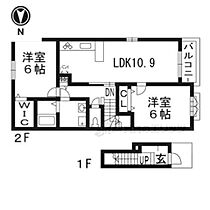 滋賀県大津市千町1丁目（賃貸アパート2LDK・2階・57.64㎡） その2