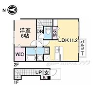 滋賀県米原市下多良（賃貸アパート1LDK・2階・46.28㎡） その2