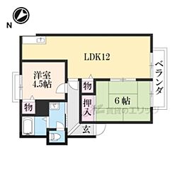 ニュースリーパブリック 2階2LDKの間取り