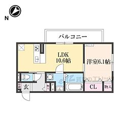 D-ROOM守山3丁目（仮称） 303 3階1LDKの間取り