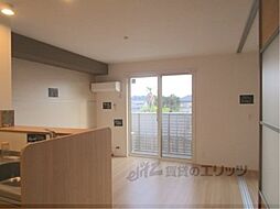 近江鉄道近江本線 水口城南駅 徒歩12分の賃貸アパート 2階2LDKのリビング/ダイニング