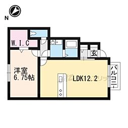 ファミールメゾン 1LDKの間取図画像