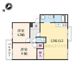 センチュリー21 2LDKの間取図画像