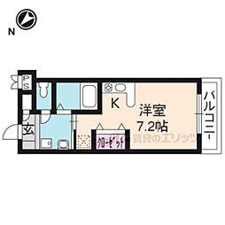 ラポール藤 ワンルームの間取図画像