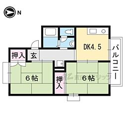 間取図画像 2DK