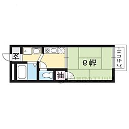 フレグランス井上 1Kの間取図画像