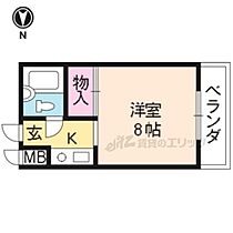 京都府京都市右京区嵯峨野宮ノ元町（賃貸マンション1K・3階・20.88㎡） その2