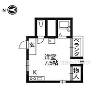 第3レジデンス春田 322 ｜ 京都府京都市西京区大枝塚原町（賃貸マンション1R・2階・16.20㎡） その2