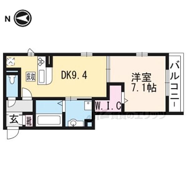 ラ・セゾン嵐山 103｜京都府京都市右京区嵯峨中山町(賃貸アパート1LDK・1階・41.85㎡)の写真 その2