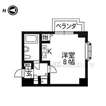 京都府京都市中京区壬生相合町（賃貸マンション1K・6階・22.68㎡） その2