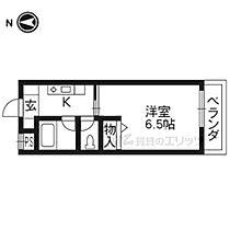 ラトゥールＹＧ 203 ｜ 京都府京都市右京区嵯峨中山町（賃貸アパート1K・2階・19.44㎡） その2