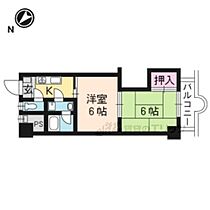 京都府京都市右京区御室竪町（賃貸マンション2K・2階・30.87㎡） その2