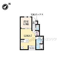 京都府京都市南区吉祥院車道町（賃貸アパート1LDK・1階・38.08㎡） その2