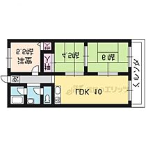 京都府京都市右京区太秦北路町（賃貸マンション3LDK・6階・58.40㎡） その2