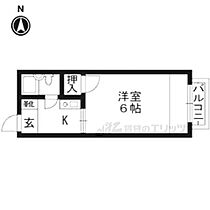 ハイツ山口 202 ｜ 京都府京都市右京区嵯峨石ケ坪町（賃貸アパート1K・2階・17.82㎡） その2