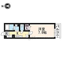 京都府京都市右京区西京極畔勝町（賃貸アパート1K・2階・25.28㎡） その2