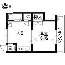 京都府京都市中京区西ノ京内畑町（賃貸マンション1DK・3階・24.40㎡） その2