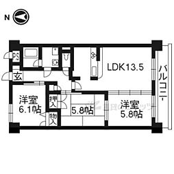 アーバンサクセス 1階3LDKの間取り