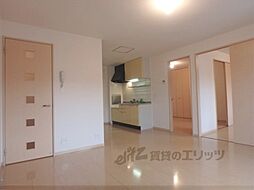 パストラル西向日 1階2LDKのリビング/ダイニング