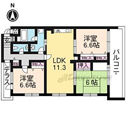 間取図画像 3LDK