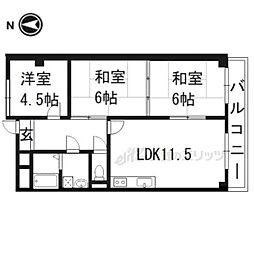 メゾンドリッツ 3LDKの間取図画像