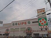 ライフ　太秦店まで670メートル