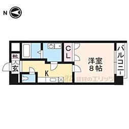 Maison・Belong 1Kの間取図画像