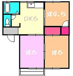 コーポOMB 3DKの間取図画像