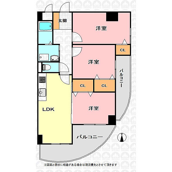 間取りを拡大表示
